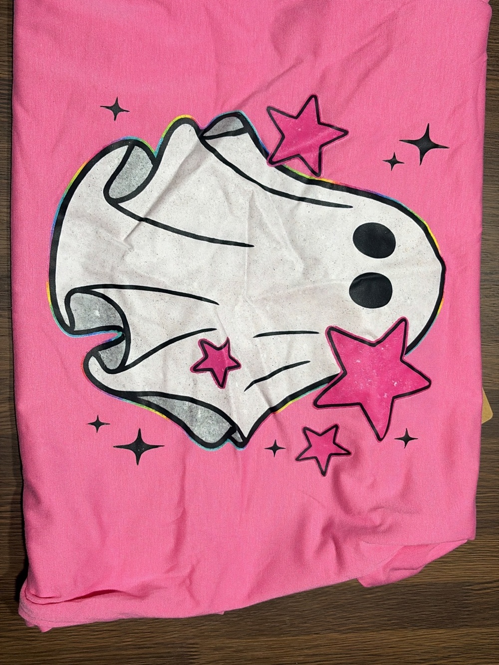 Pink Ghost Graphic Tee